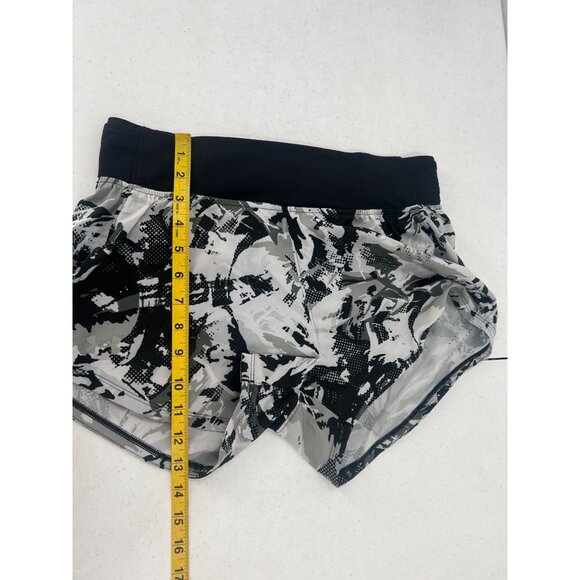 Under Armour M‎ Speedpocket Shorts Camo Running Athletic Quick Dry Gray Black - Picture 4 of 9